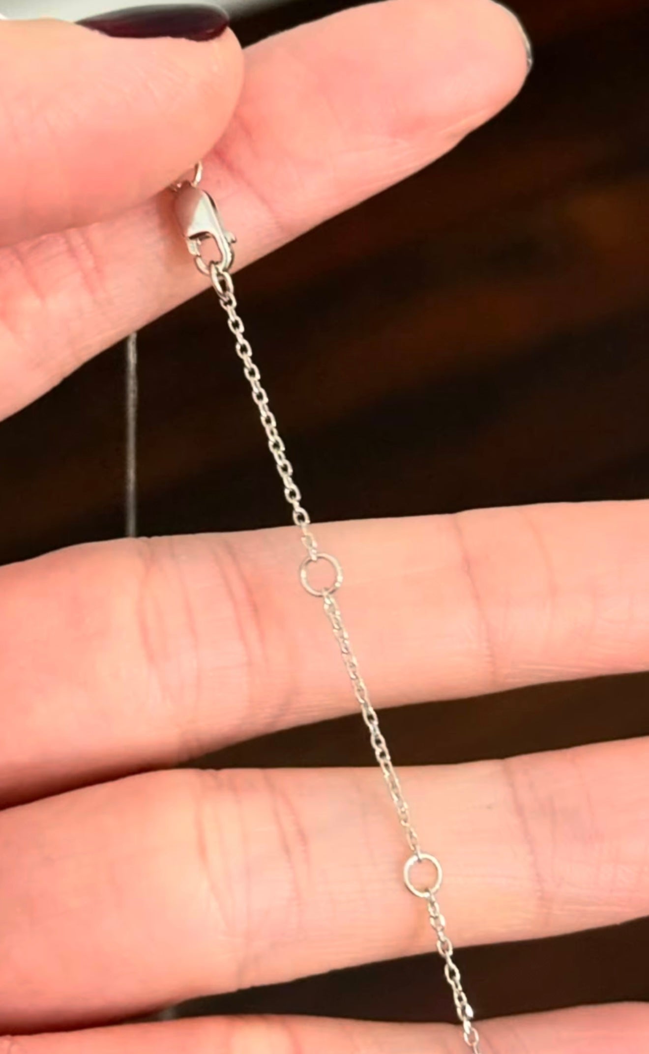 0.76ct Lab Diamond Clover Necklace