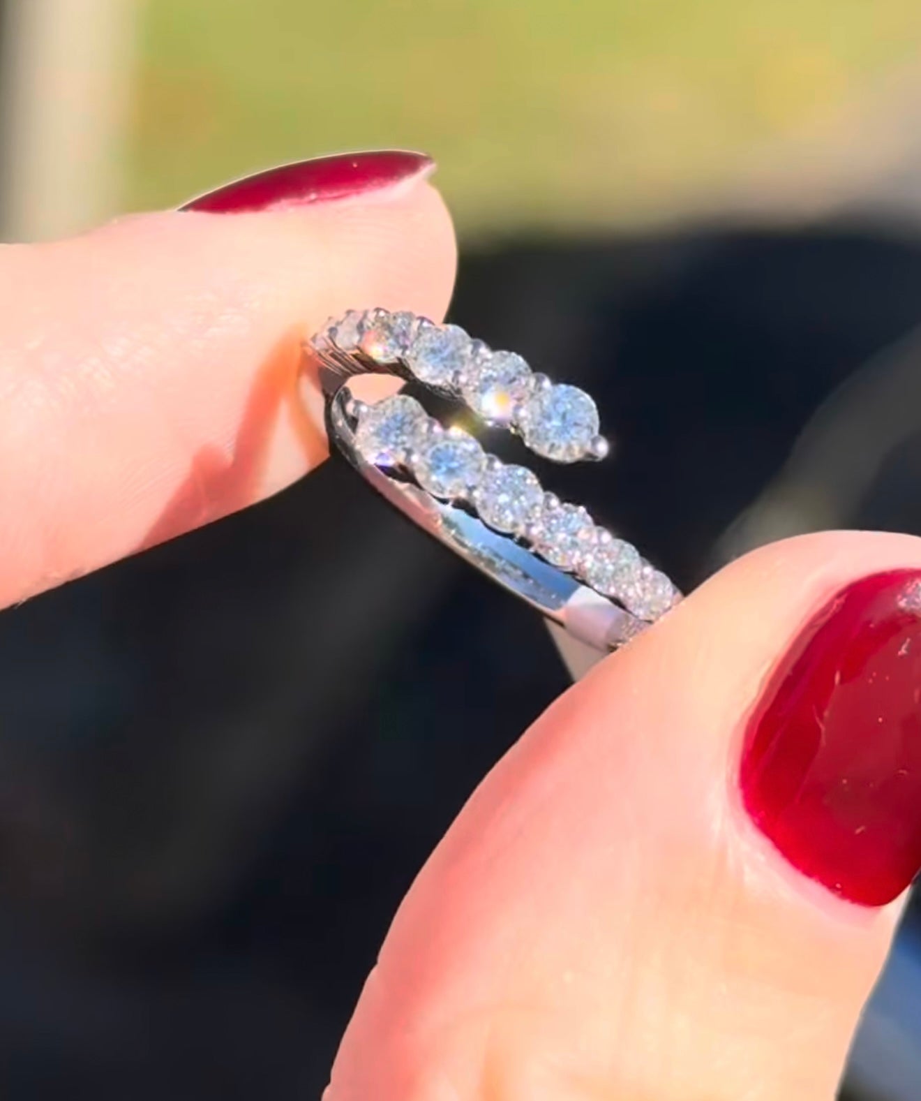 White Gold Lab Diamond Ring