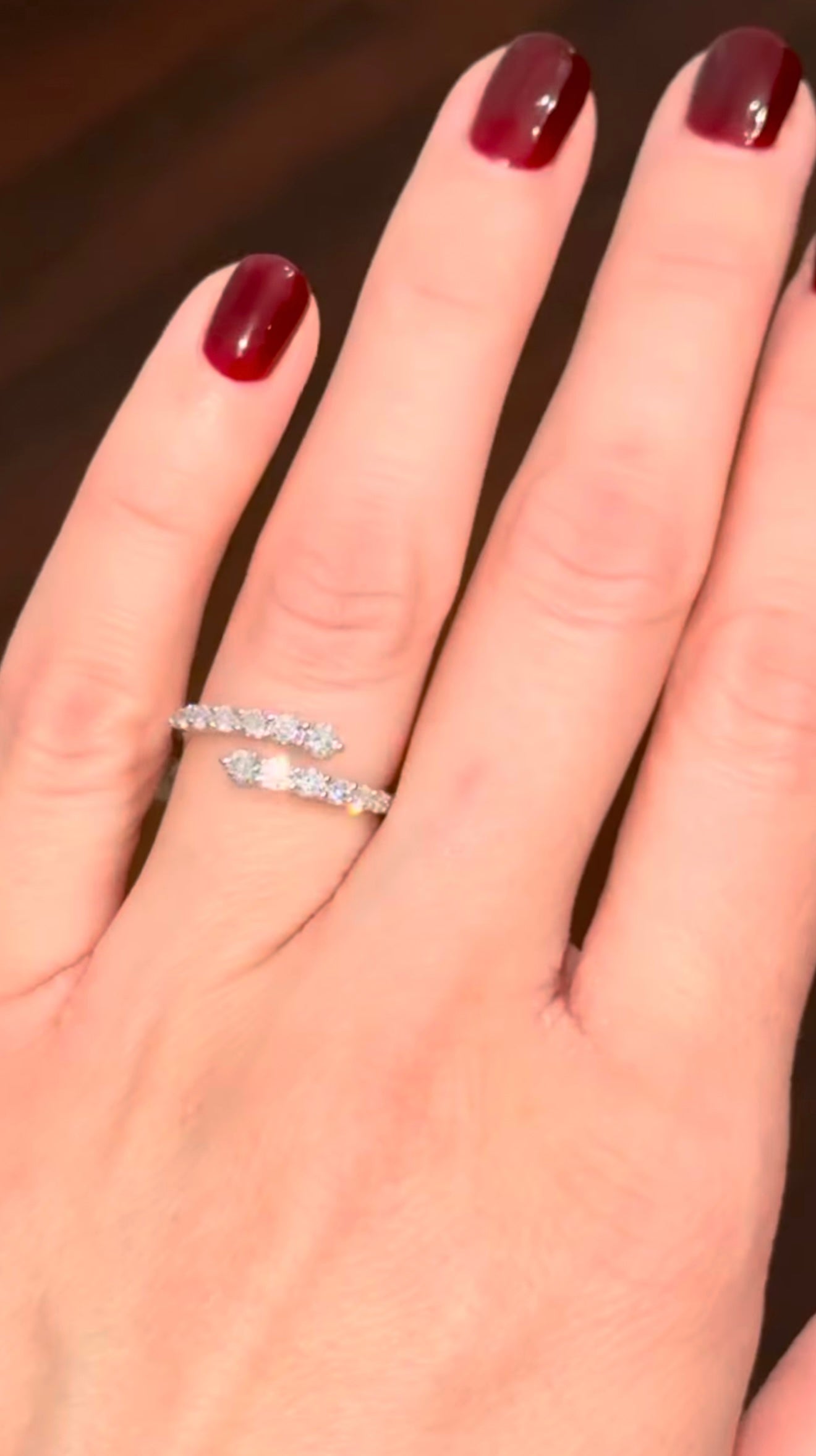 White Gold Lab Diamond Ring