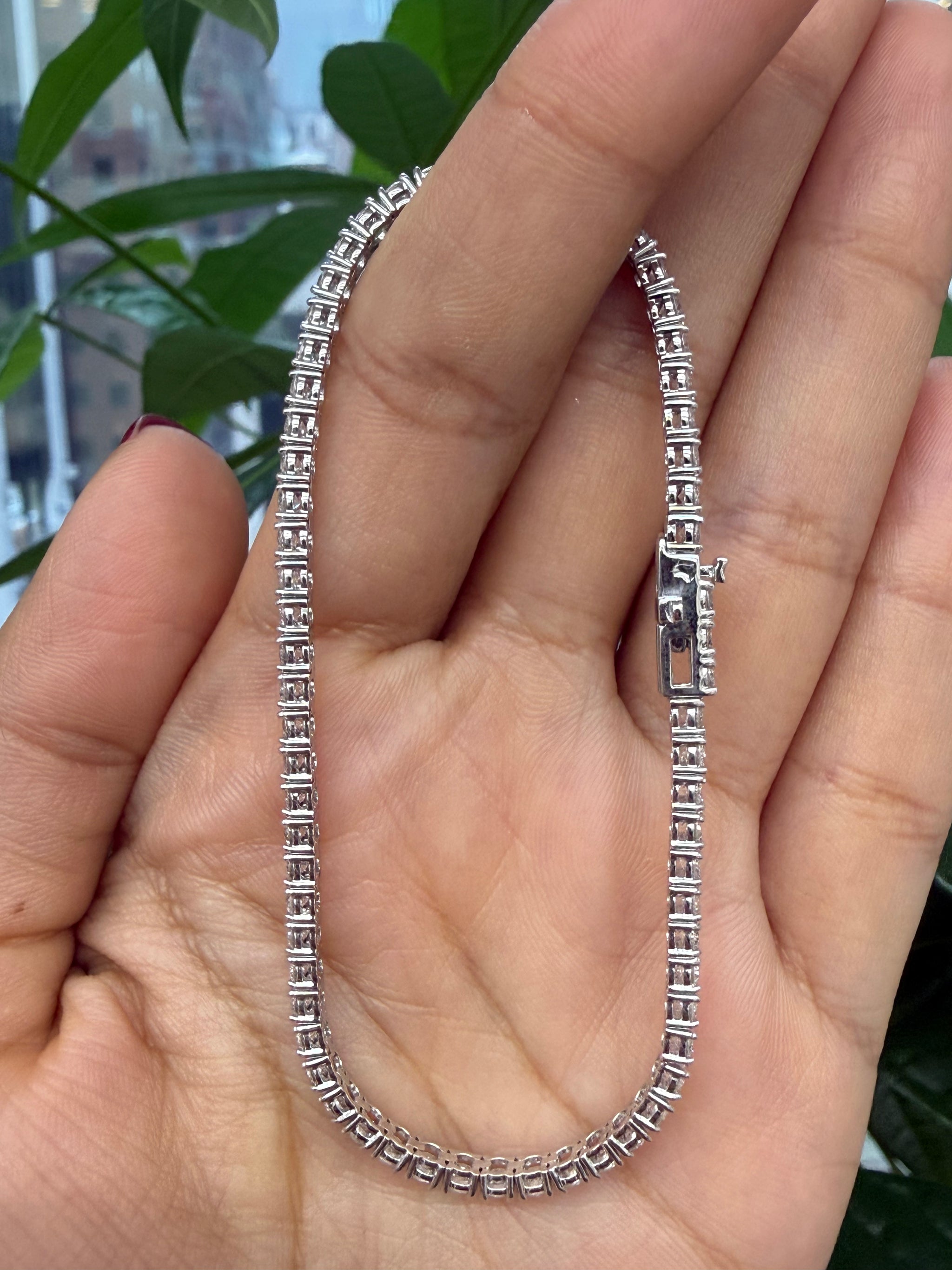 3.90Ct 7" Tennis Bracelet