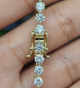 5.6ct 3 Prongs Tennis Bracelet