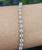 5.6ct 3 Prongs Tennis Bracelet
