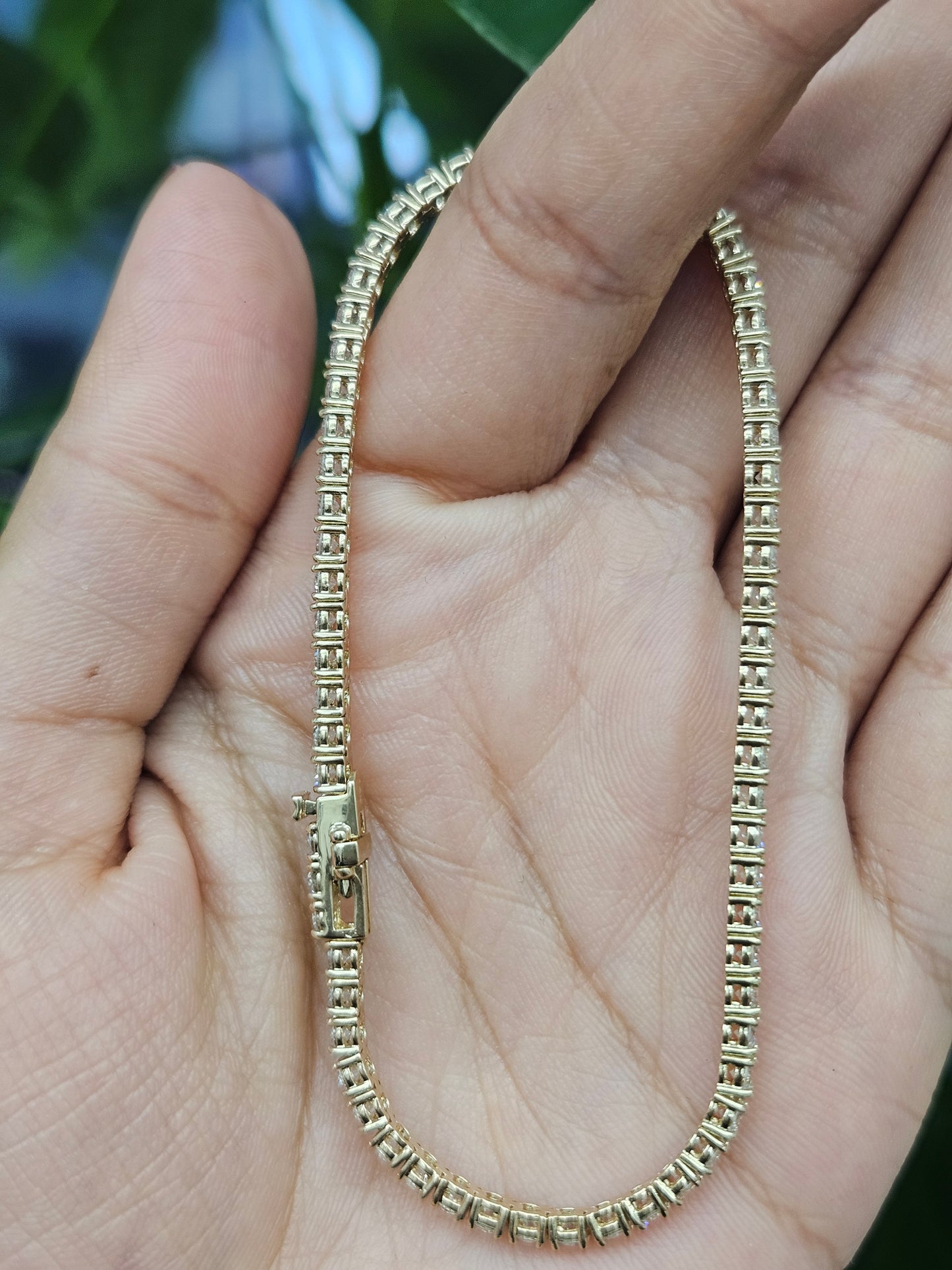 3.92ct 7" Lab Diamond Tennis Bracelet