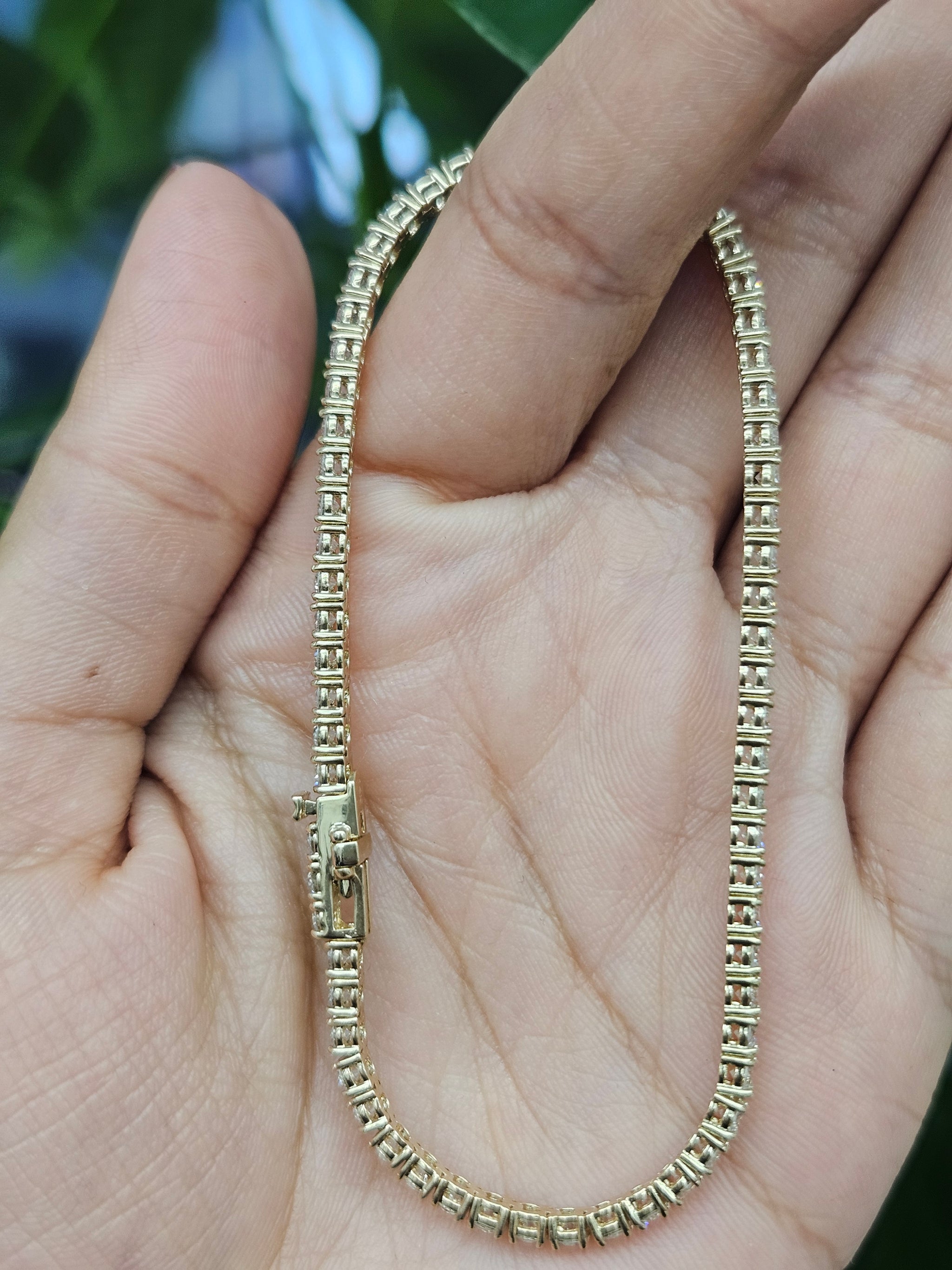 3.92ct 7" Lab Diamond Tennis Bracelet