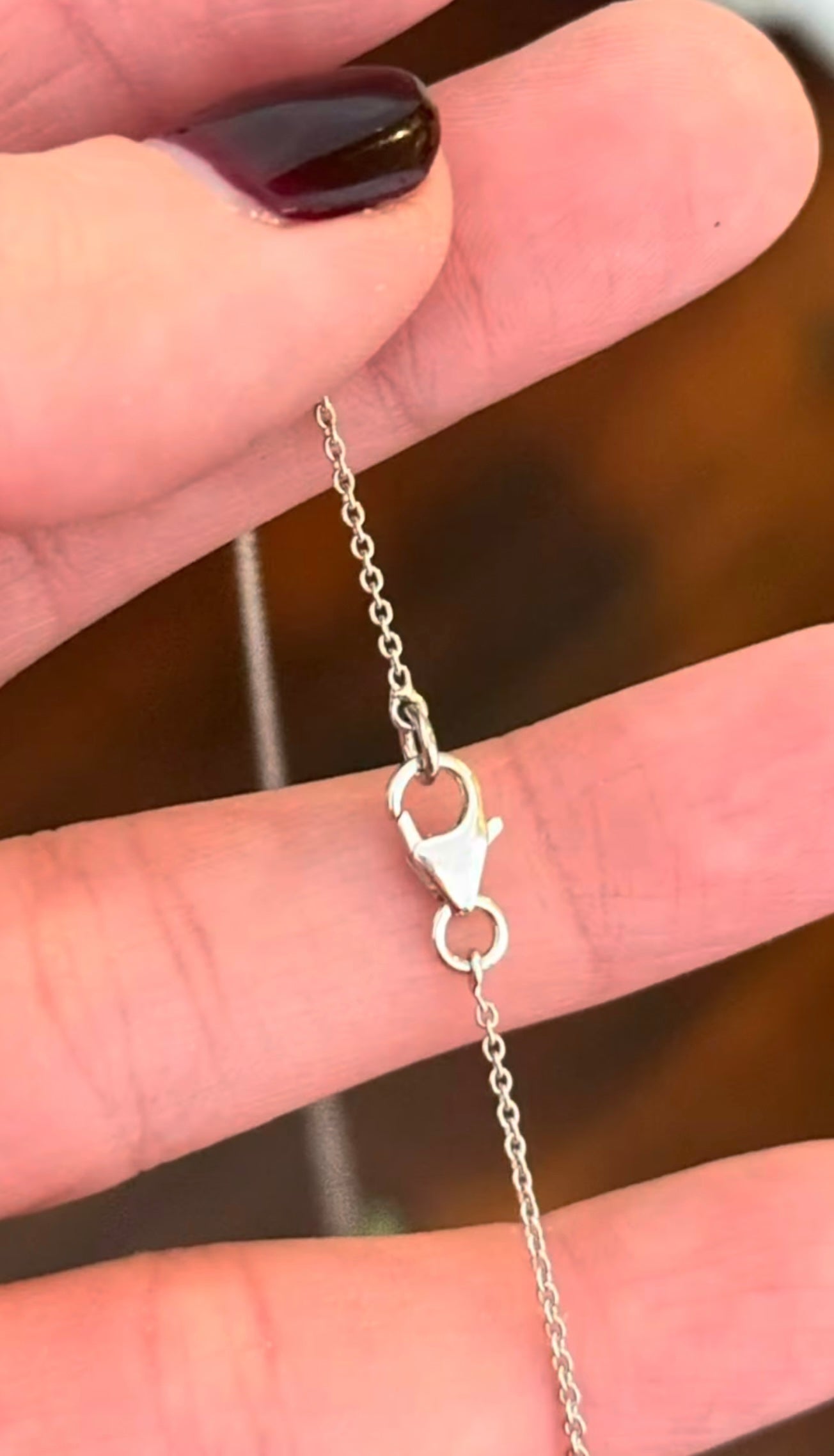 White Gold Yellow Cushion & White Lab Diamond Necklace