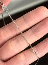 White Gold Blue & White Marquise Lab Diamond Necklace