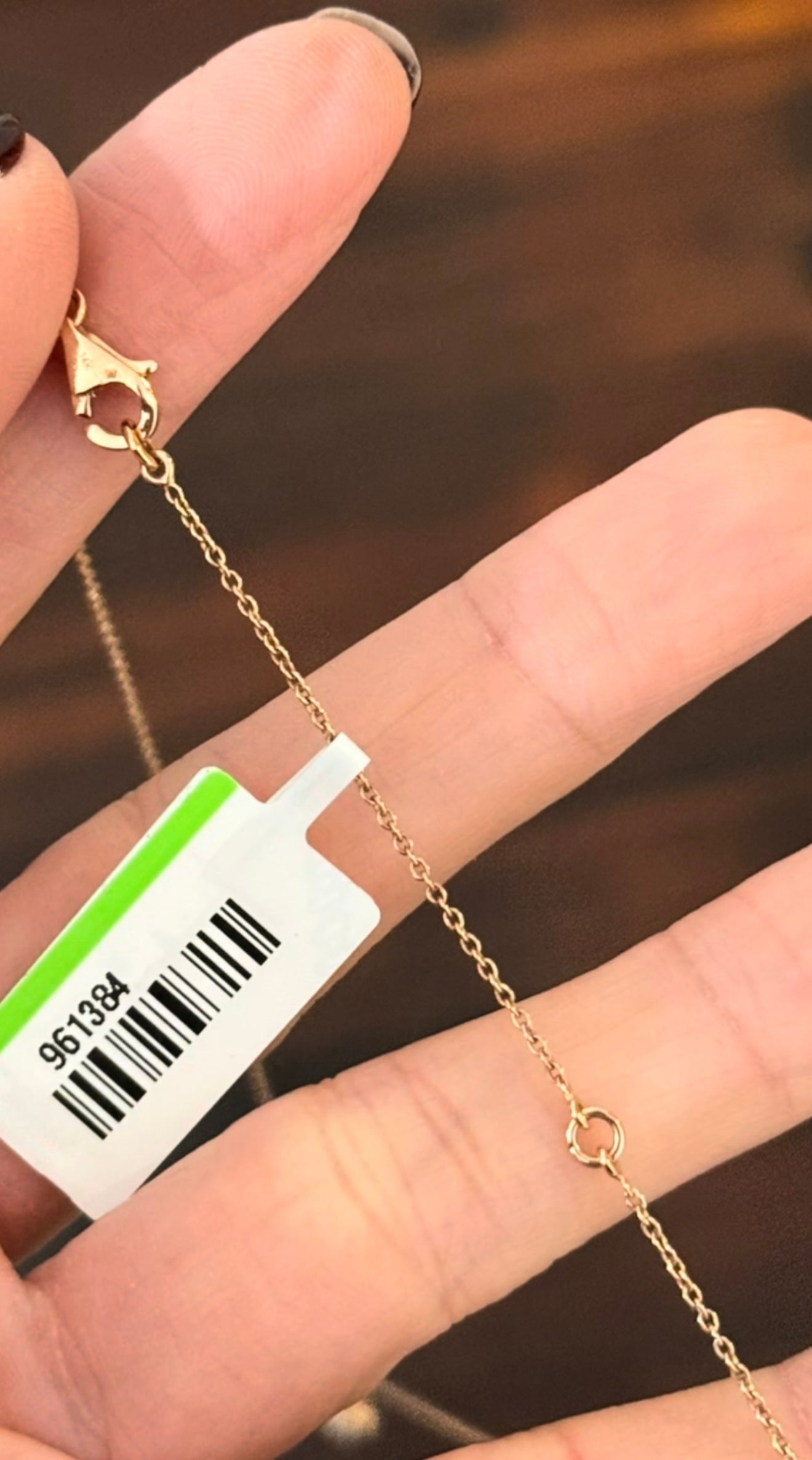 Rose Gold Lab Diamond Padlock & Key Lab Diamond Necklace