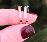 White & Rose Gold Lab Diamond Ring Set