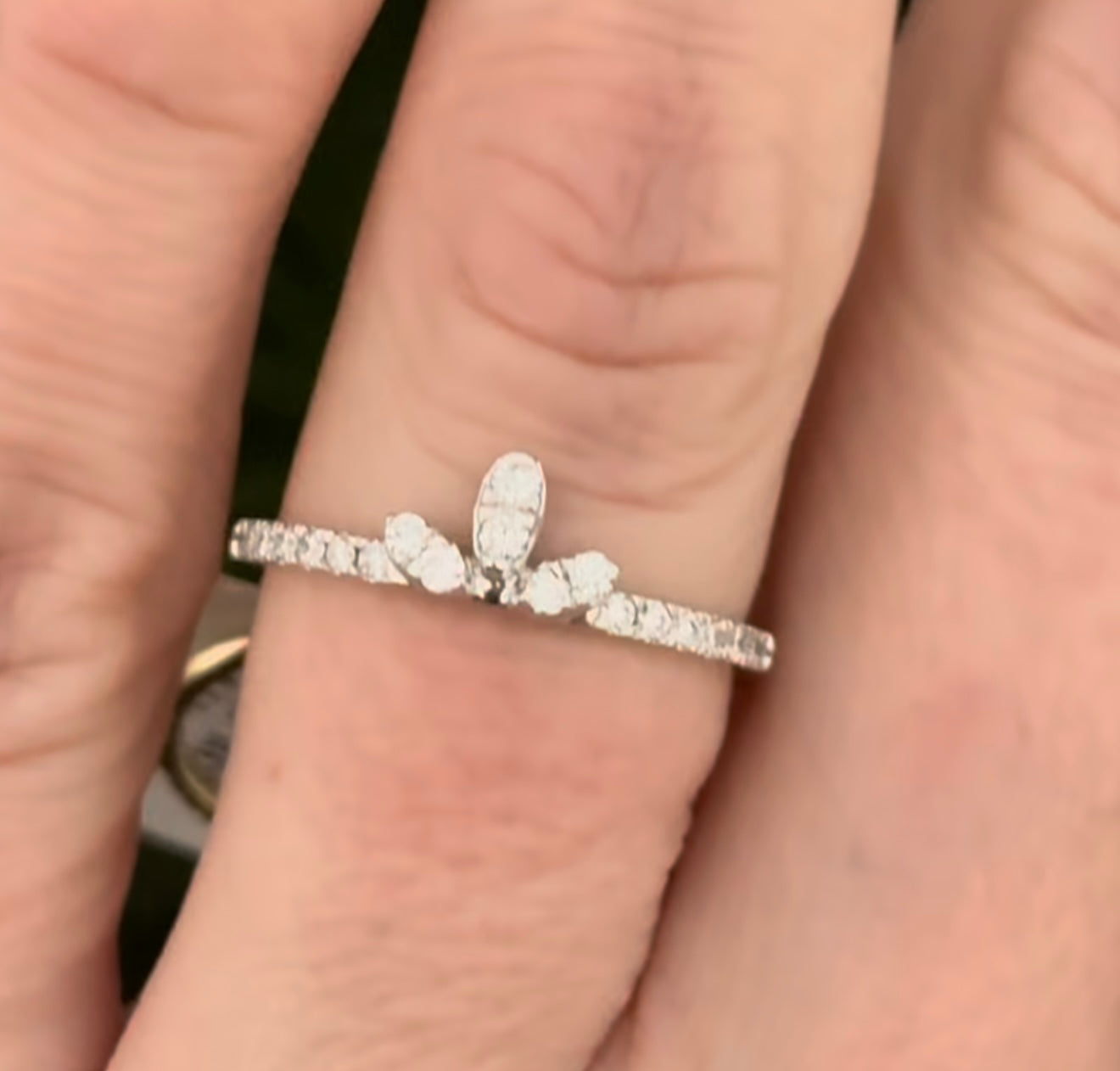 White& Rose | White & Yellow Gold Lab Diamond Band Set