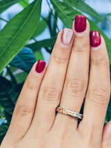 Ombre Sapphire Natural Diamond Ring