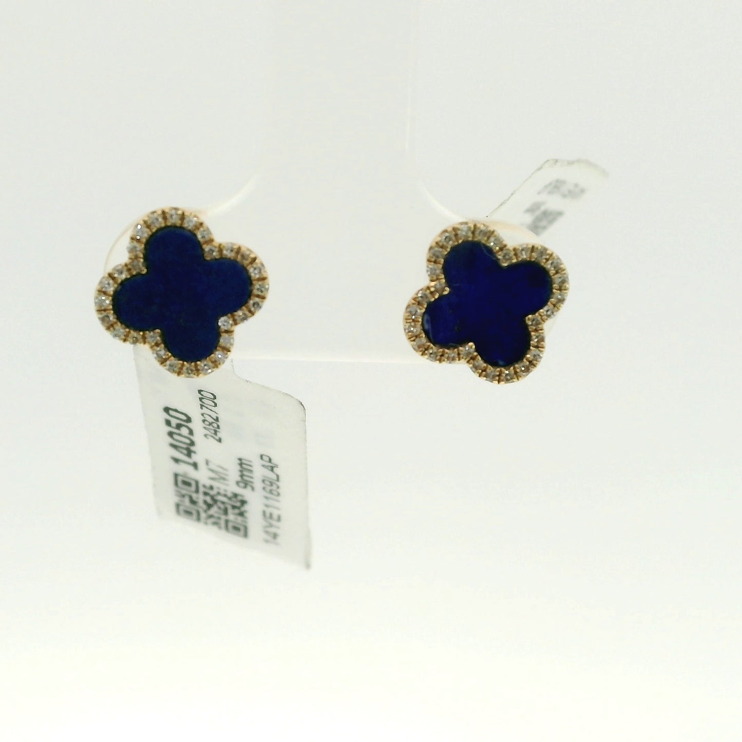Clover Studs 14K