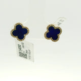 Clover Studs 14K