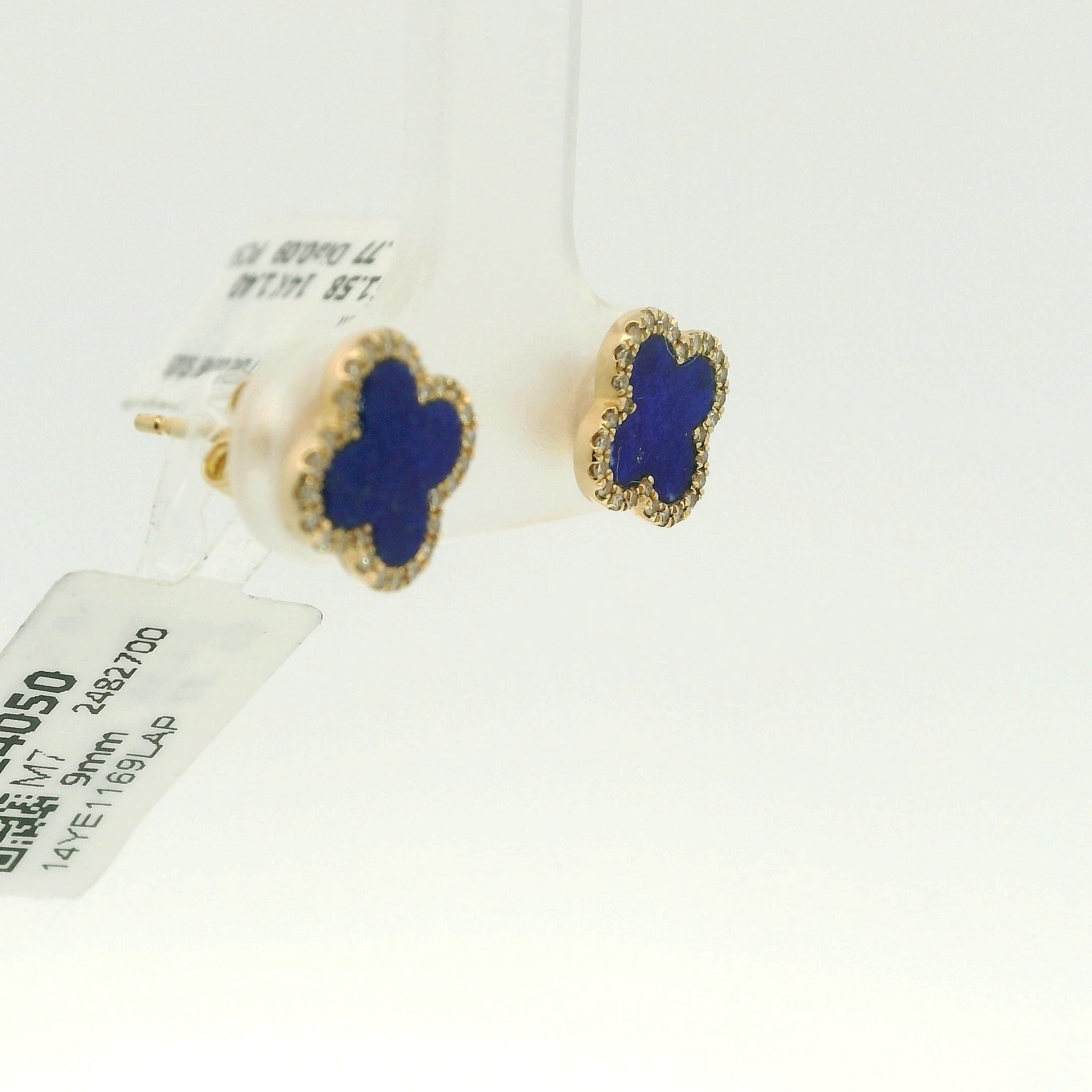 Clover Studs 14K