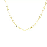 14K Gold Paper Clip Chain