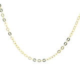 14K Yellow Gold Flat Cable Chain