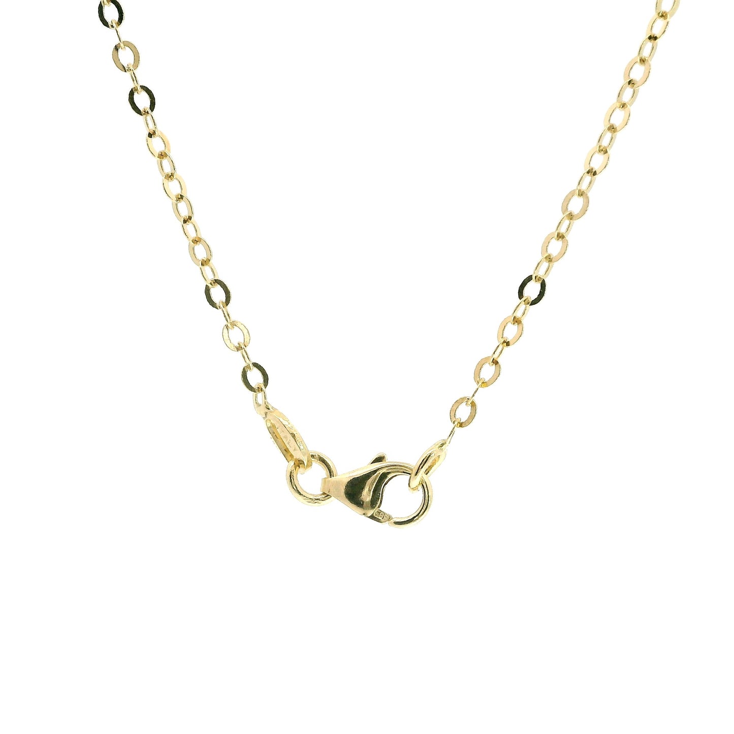 14K Yellow Gold Flat Cable Chain