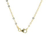 14K Yellow Gold Flat Cable Chain