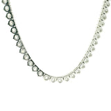 17" 3 Prongs Lab Diamond Tennis Necklace