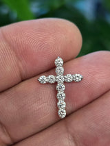 Lab Diamond Cross Pendant
