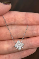 White Gold Lab Diamond Necklace