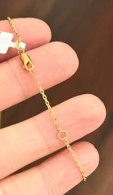 Yellow Gold Lab DIamond Clover Pendant