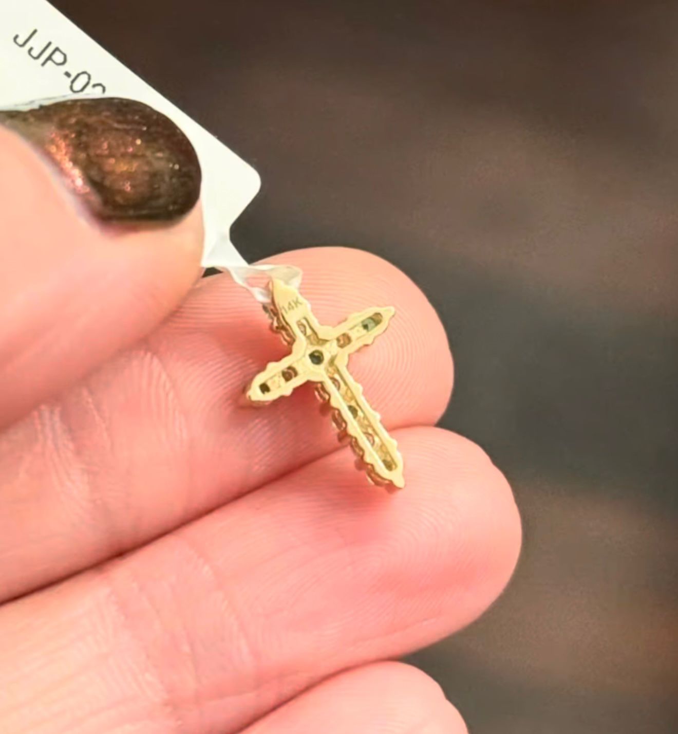 14K Gold Cross Pendants