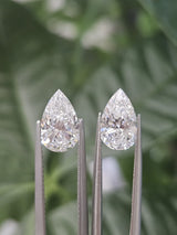 IGI 1.52CT PEAR PAIR DVVS2 + D VS1
