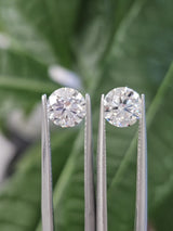 IGI 1.01CT + 1.01CT ROUND PAIR D VVS2