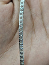 12.060cttw White Gold Lab Diamond 17" Tennis Necklace