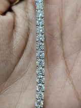 20.710cttw White Gold Lab Diamond 17" Tennis Necklace