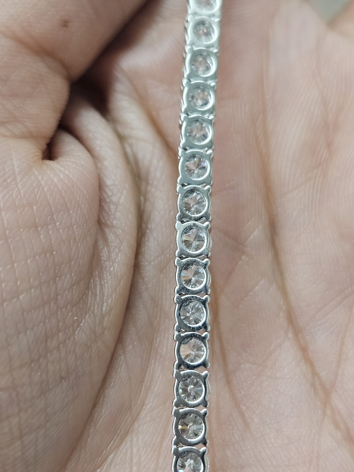 20.710cttw White Gold Lab Diamond 17" Tennis Necklace