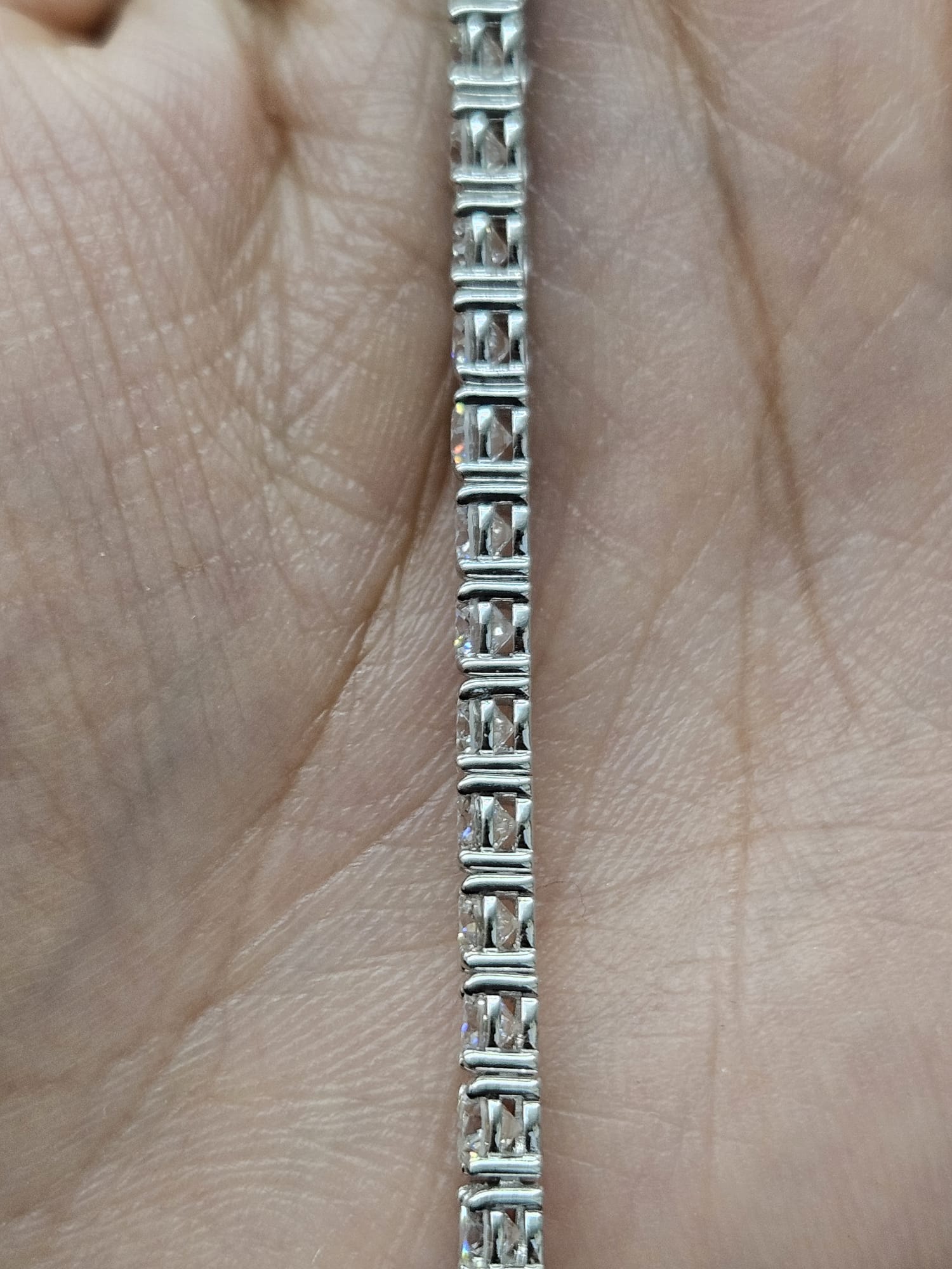 20.710cttw White Gold Lab Diamond 17" Tennis Necklace