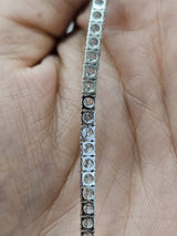 12.050cttw White Gold Lab Diamond 17" Tennis Necklace