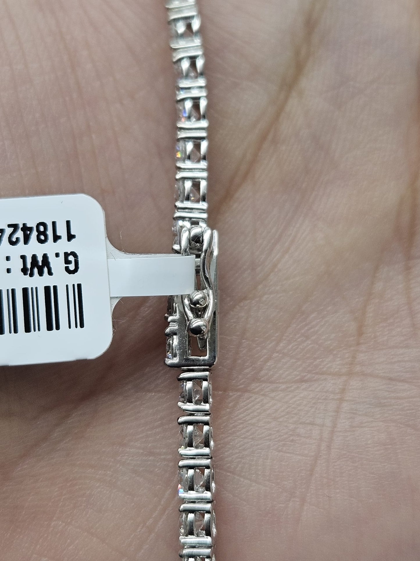 15.57cttw White Gold Lab Diamond 17" Tennis Necklace