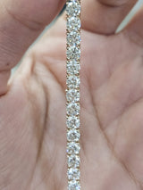 9.71cttw Yellow Gold Lab Diamond 7" Tennis Bracelet
