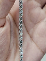 7.550cttw White Gold Lab Diamond 7" Tennis Bracelet