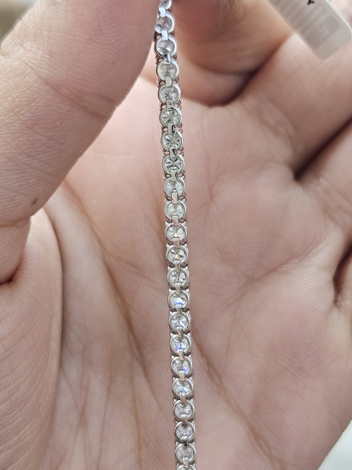 4.350cttw White Gold Lab Diamond 7" Tennis Bracelet