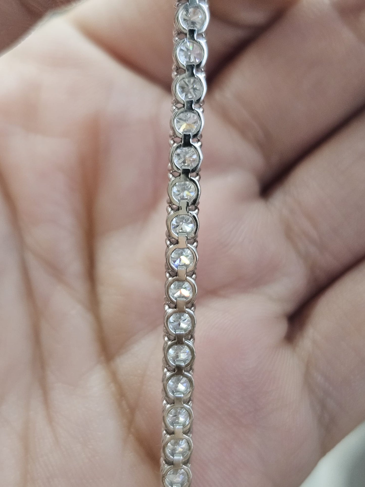 5.520cttw White Gold Lab Diamond 7" Tennis Bracelet