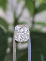 3.59CT CUSHION F VVS2 & 3.07CT OVAL FANCY VIVID YELLOW VVS2