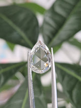IGI 3.16CT PEAR ROSE CUT F VS2