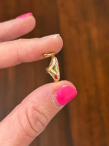 Yellow Gold 7.09ct Oval Lab Diamond Pendant