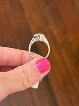 White Gold 7.74ct Marquise Lab Diamond Ring