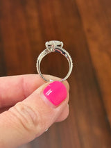 White Gold 5.1ct Marquise Lab Diamond Ring