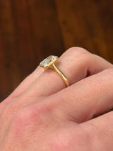 Yellow Gold 2.07ct Radiant Lab Diamond Ring