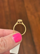 Yellow Gold 2.07ct Radiant Lab Diamond Ring