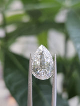 IGI 3.19CT ANTIQUE PEAR ROSE CUT DOUBLE SIDED