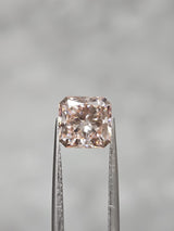 IGI 2.27CT SQUARE RADIANT FANCY PINK VVS2