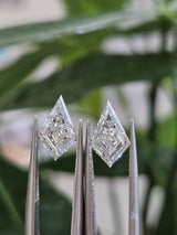 IGI 1.5CT + 1.5CT KITE SHAPE PAIR FG VS1