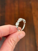 White Gold 1.08ct Round Lab Diamond Band
