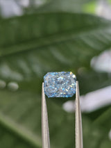 IGI 1.62CT RADIANT FANCY INTENSE BLUE VS1